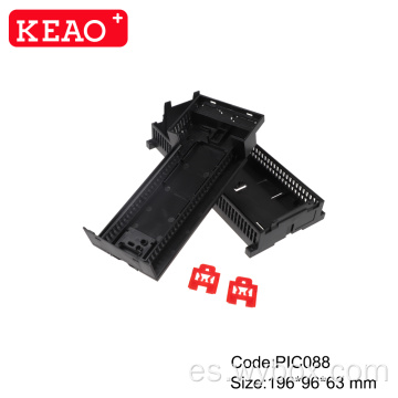 PIC088 caja de control industrial bloque de terminales de carril din caja electrónica caja de plástico caja electrónica 196 * 96 * 63mm